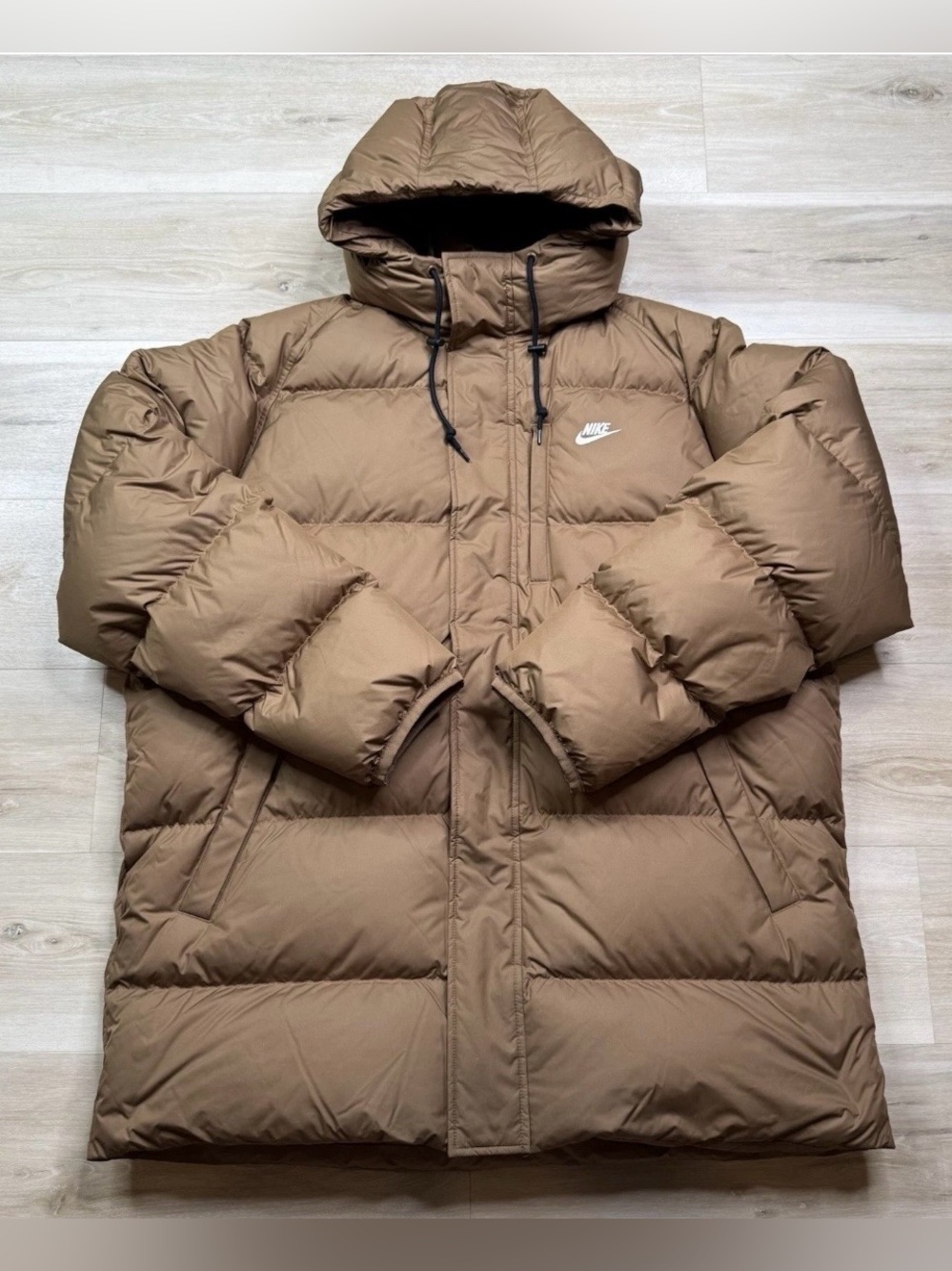 Nike Sportswear Club 650 Puffer Parka Jacket Down Fill Coat Sz S IB2973-235 NEW